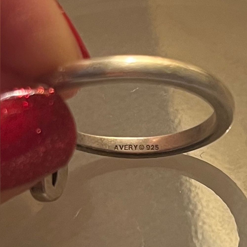 James Avery. 6.5 Script Initial Ring “J” - image 5